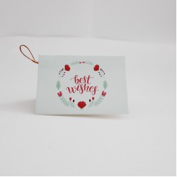 Apsveikuma kartīte “Best Wishes”, 6,5 × 9 cm, 1 gab.