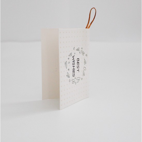 Apsveikuma kartīte “Best Wishes”, 6,5 × 9 cm, 1 gab.