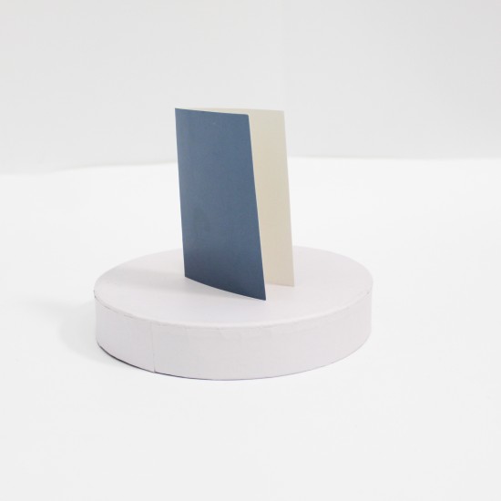 Vienkrāsaina salokāma kartīte, 6,5 × 9 cm, 1 gab.