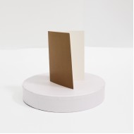 Plain Folded Greeting Card, 6.5 × 9 cm, 1 pcs