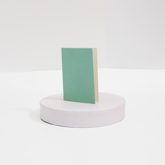 Vienkrāsaina salokāma kartīte, 6,5 × 9 cm, 1 gab.