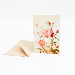 Apsveikuma kartīte ar krafta aploksni 13×9 cm, 1 gab. Apsveikuma kartīte ar krafta aploksni 13×9 cm, 1 gab.