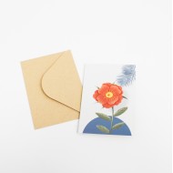 Greeting Card with Kraft Envelope 13×9 cm, 1 pcs
