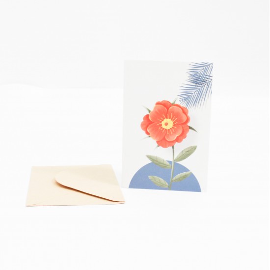 Apsveikuma kartīte ar krafta aploksni 13×9 cm, 1 gab. Apsveikuma kartīte ar krafta aploksni 13×9 cm, 1 gab.