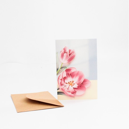 Apsveikuma kartīte ar krafta aploksni 13×9 cm, 1 gab. Apsveikuma kartīte ar krafta aploksni 13×9 cm, 1 gab.