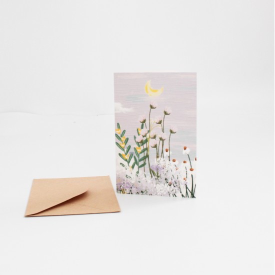 Apsveikuma kartīte ar krafta aploksni 13×9 cm, 1 gab. Apsveikuma kartīte ar krafta aploksni 13×9 cm, 1 gab.