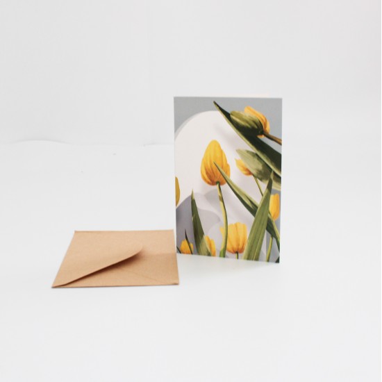 Apsveikuma kartīte ar krafta aploksni 13×9 cm, 1 gab. Apsveikuma kartīte ar krafta aploksni 13×9 cm, 1 gab.