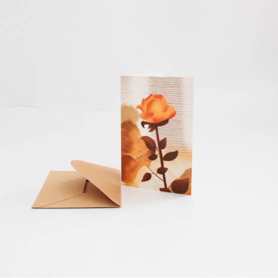 Apsveikuma kartīte ar krafta aploksni 13×9 cm, 1 gab. Apsveikuma kartīte ar krafta aploksni 13×9 cm, 1 gab.