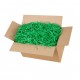 Rigid Shredded Paper for gift packing 4mm., 1000 g., green