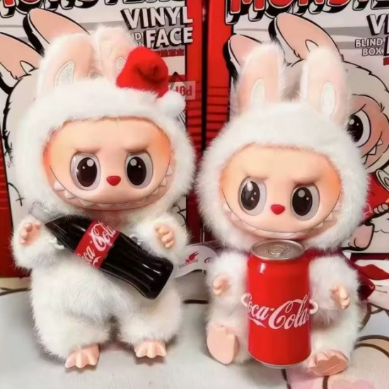 Labubu "COCA-COLA" мягкая игрушка в пакете 1 шт.