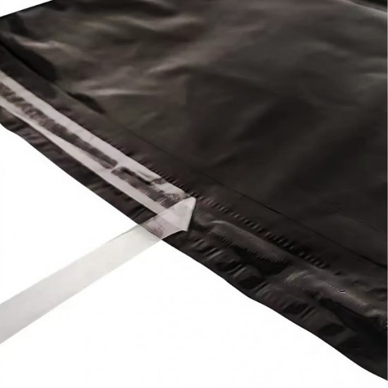 Kurjera maisiņš LDPE ar līmlenti, melns, 35×46+5 cm, 50 gab.