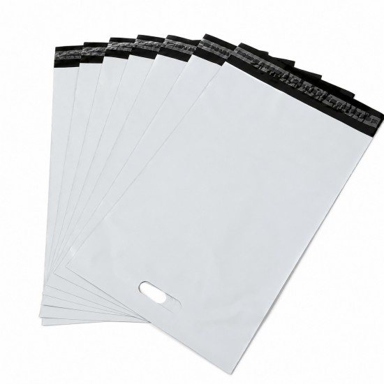 Kahvalliset postituspussit, 45×56+5 cm, harmaa, 100 kpl