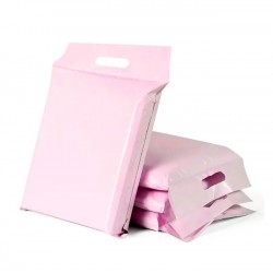 Courier Bag with Handle, Pink, 44×56.5+4 cm, 100 pcs