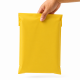 Ūdensizturīgi LDPE sūtījumu maisi 25x31+4 cm, dzeltenā, 100 gab.