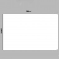 Envelope A4 without adhesive 23*32+4cm, 1pcs.,white