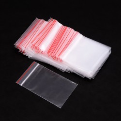 Пакеты Minigrip, прозрачные, 100×120 мм, 35 микрон, 100 шт.