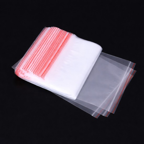 Пакеты Minigrip LDPE, прозрачные, 100×100 мм, 35 микрон, 100 шт.