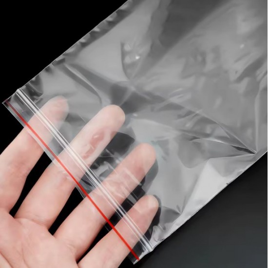 Пакеты Minigrip LDPE, прозрачные, 100×100 мм, 35 микрон, 100 шт.