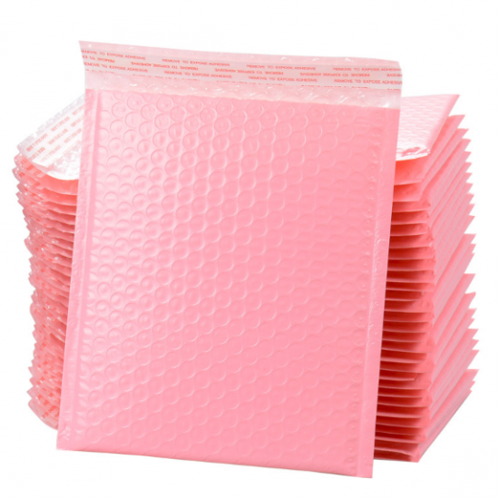 Shipping mailer bubble envelope, waterproof, 18*25+4cm, Pink