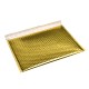 Extra strong shipping mailer bubble envelope waterproof 16*23+4cm, Metallic, Gold