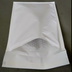 Aploksne sūtījumiem papīra ar burbuļplēvi 11*17cm,"white"