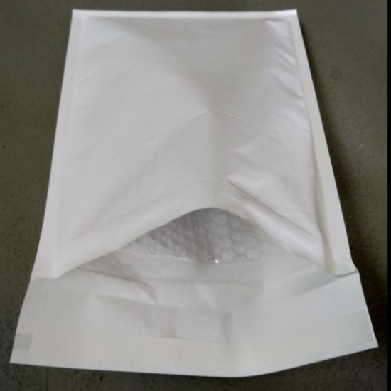 Shipping mailer paper bubble envelope 16*22cm, white