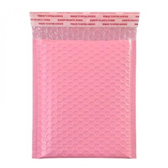 Burbuļaploksne sūtījumiem, ūdensizturīga  24*30+4cm, rozā