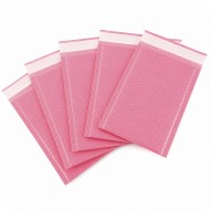 Waterproof Bubble Mailer for Shipping, 13×20+4 cm, Pink, 10 pcs
