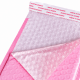 Enveloppe à bulles imperméable pour expédition, 16×23+4 cm, rose