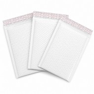 White Waterproof Bubble Mailer for Shipping, 16×22+4 cm, 10 pcs