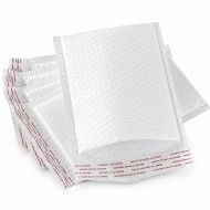 White Waterproof Bubble Mailer for Shipping, 18×25+4 cm, 10 pcs