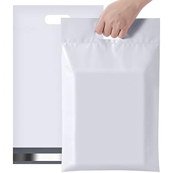 Shipping mailer envelopes with handles, 38*55+4cm, Grey, 100pcs