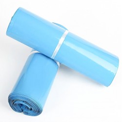 Waterproof Shipping bag for parcels 25*31+4cm, Light Blue, 100pcs