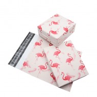 Shipping mailer envelopes 20*31+4cm, FLAMINGO, 10pcs