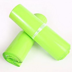 Waterproof mailer  bag for parcels 25*31+4cm, Green, 100pcs