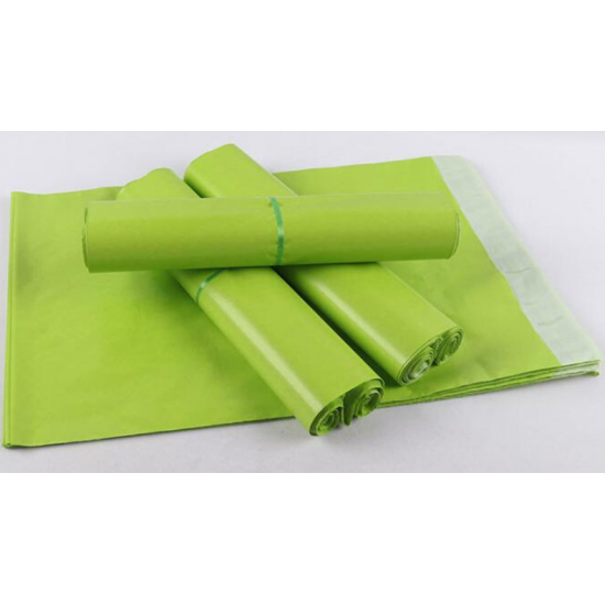 Shipping mailer envelopes 20*31+4cm, Green, 100pcs