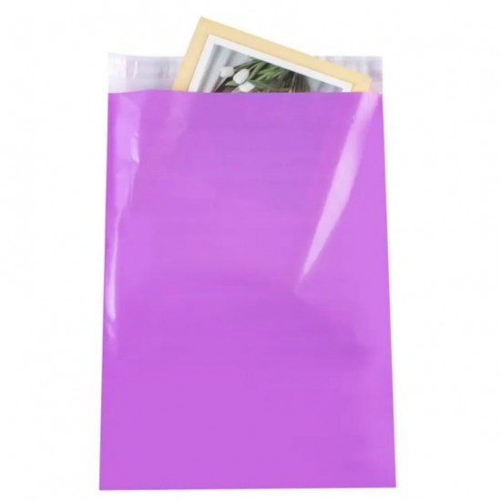 Ūdensiztūrīgie kurjeru maisi paku sūtījumiem 60*76+4cm, kr. Purple, 10gab.