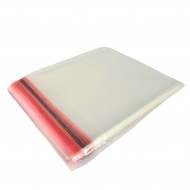 Cellophane Bags with Vent Hole 10×20 cm + 5 cm Flap, 25 microns, 100 pcs.