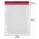 Caurspidīgie maisiņi ar ventilācijas atveri 35×45+5 cm atloks, 25 mikroni , 100 gab.