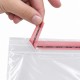 Caurspidīgie maisiņi ar ventilācijas atveri 35×45+5 cm atloks, 25 mikroni , 100 gab.