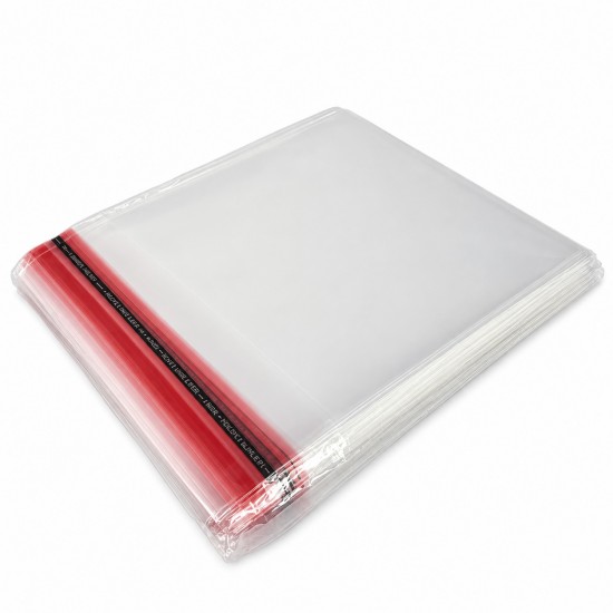 Caurspidīgie maisiņi ar ventilācijas atveri 35×45+5 cm atloks, 25 mikroni , 100 gab.