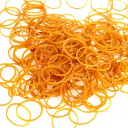 Kancelejas gumijas 100 g – dzeltenas, Ø35 mm, biezums 2 mm