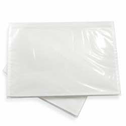 Pašlīmējošās dokumentu kabatas C5, 235×1175 mm, caurspīdīgas,100 gab.