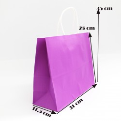 Paper bag with twisted handles 25*31*11.5 cm, 12pcs