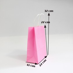 Paper bag with twisted handles 27*22*11cm, 12pcs