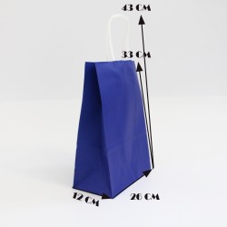 Paper bag with twisted handles 33*26*12cm, 12pcs