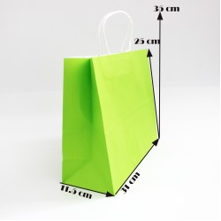 Paper bag with twisted handles 25*31*11.5 cm, 12pcs