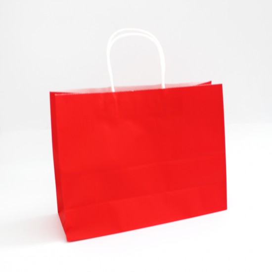 Paper bag with twisted handles 25*31*11.5 cm, 12pcs