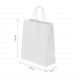 Paper bag with twisted handles 21*18*8cm, 1pcs