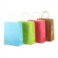 Paper bags with twisted handles